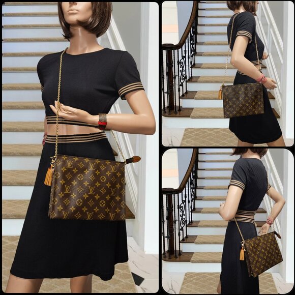 Louis Vuitton  Monogram Pouch 26cm [XXVYU5] - Picture 15 of 17